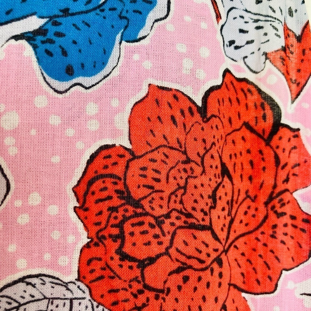BB Dakota Steve Madden cotton floral maxi dress in pink floral. Size XS - Picture 6 of 8